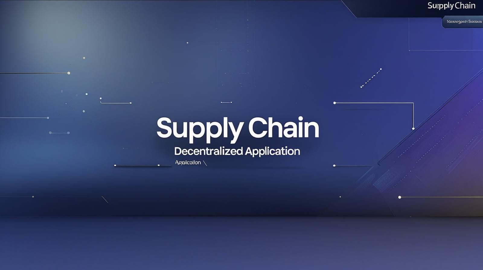 Supply Chain dApp screenshot 1